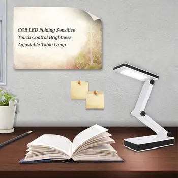 

Portable Folding Reading Lamp 30 LED Student Reading Protection Light USB Lamp Eye Rechargeable Child Touch X6G4