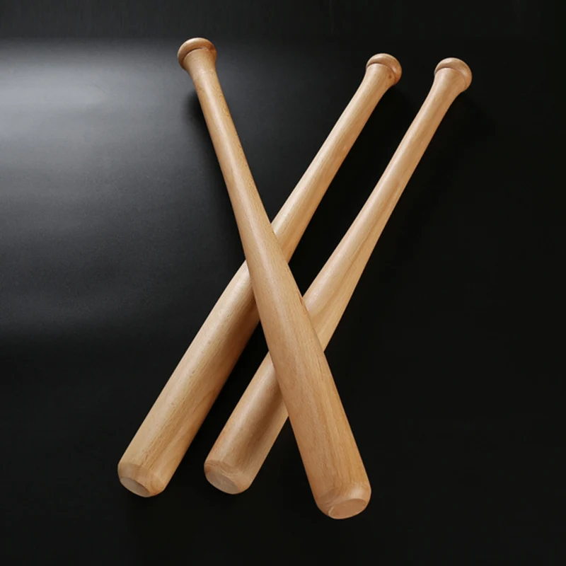 Baseball& Softballs Solid Wood Career Fitness Equipment 54cm Heavy Duty Bat Baseball for Outdoor Hardwood The