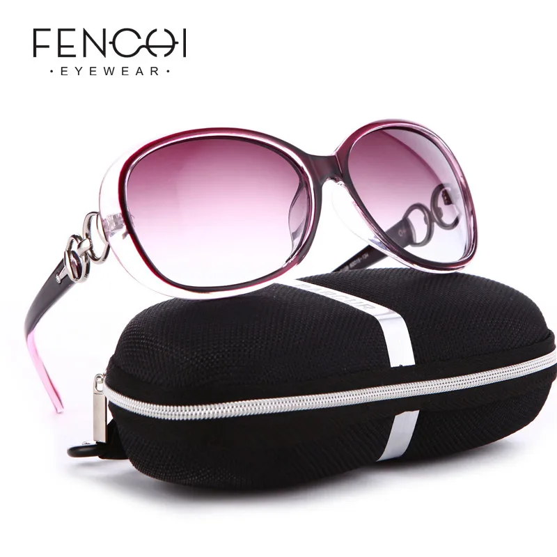 

FENCHI White New Polarized Sunglasses Women Zonnebril Dames Black Sun Glasses Night Female Driving gafas oculos de sol masculino