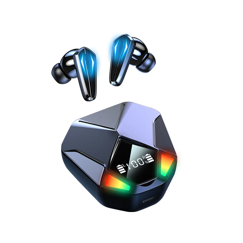 DGYZZMAX Porfessional Bluetooth Heaset Wireless TWS Gaming Headphone With LED Power Display Low Latency Touch Control For Phone |