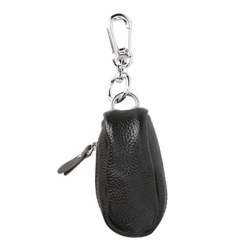 

Key Wallets Genuine Cow Leather Car Key Case Wallet Car Switch Holder Bag for Men Women