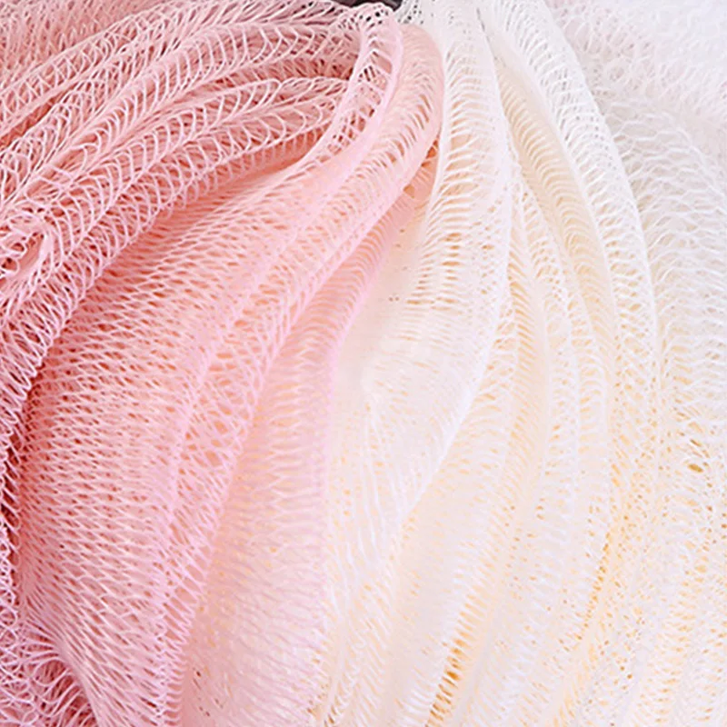 1pc Large Bath Ball Soft Shower Mesh Foaming Sponge Bath Bubble Ball Body Skin Cleaner Body Cleaning Tools Bathroom Accessories