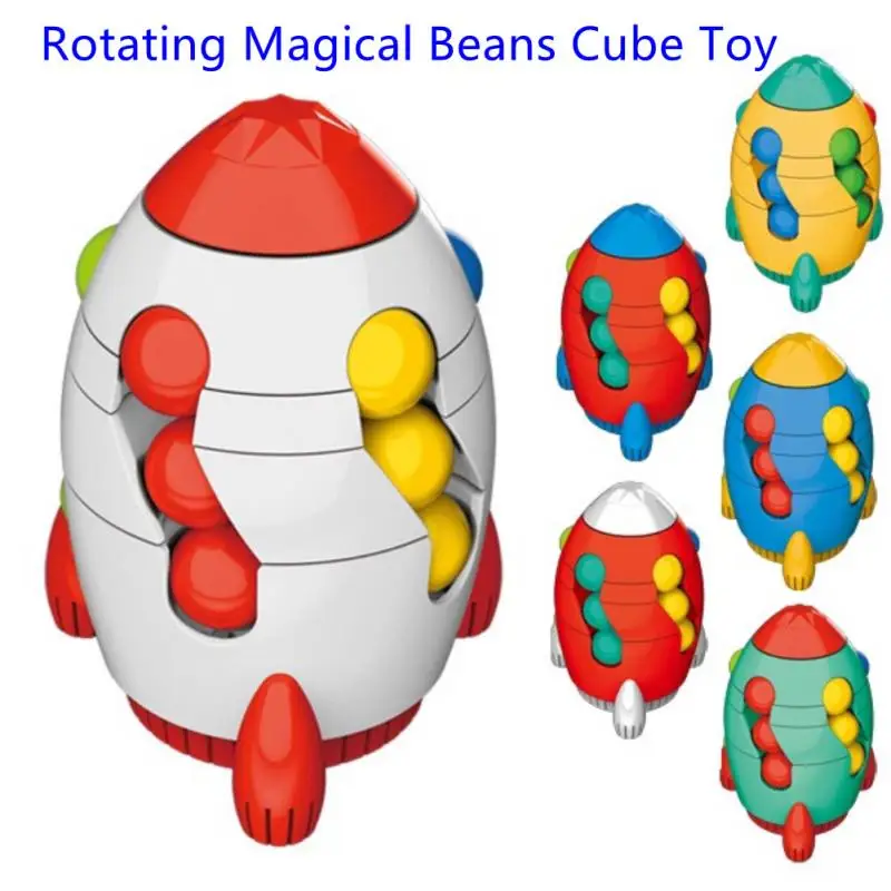 Magical Bean Cube Toys Rotating Bean Intelligence Fingertip Cube Creative Rocket Style Puzzles Kids Education Intelligence Game 1 Magical Bean Cube Toys Rotating Bean Intelligence Fingertip Cube Creative Rocket Style Puzzles Kids Education Intelligence Game 1