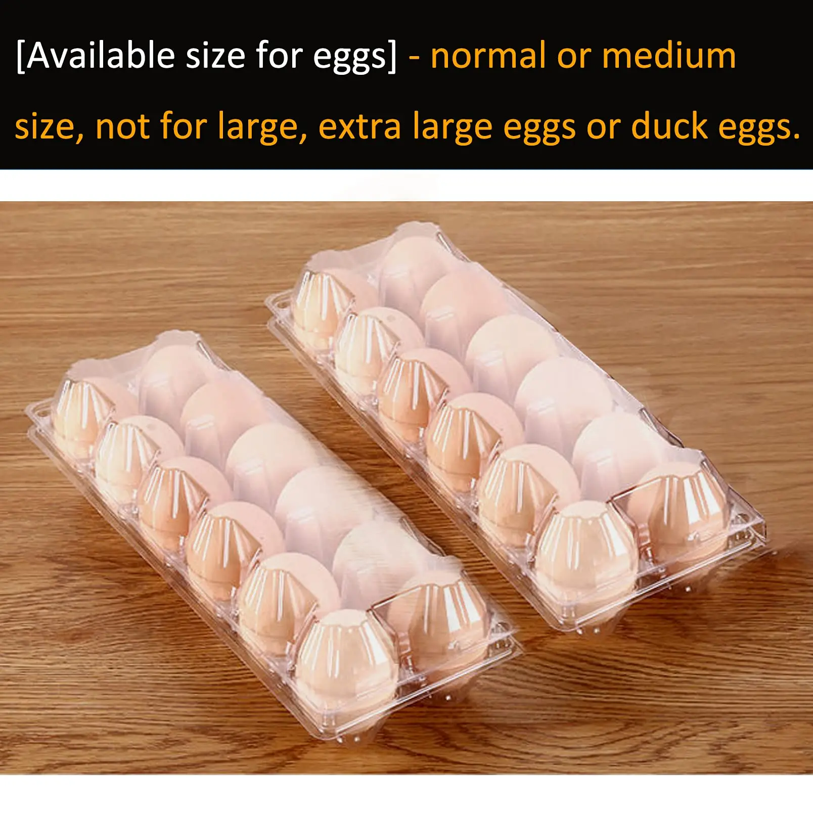 Blank Egg Cartons Bulk 5 Packs - Holds 12 Eggs 1 Dozen,  Reusable Plastic Egg Trays for Family Pasture Chicken Farm 3