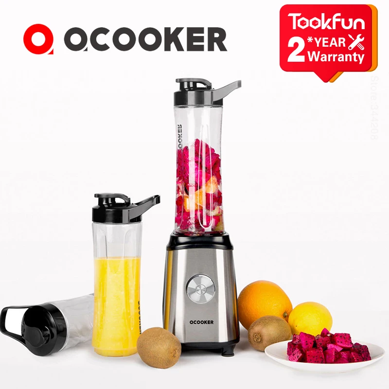 US $53.52 QCOOKER CDBL01 Fruit Vegetables Blenders Cup Cooking Machine Portable Electric Juicer Mixer Kitchen Food Processor Easy