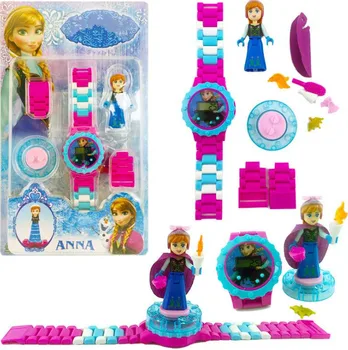 

new Princess Anna Watch Building blocks Figures Bricks elasToys Compatible with Legoing