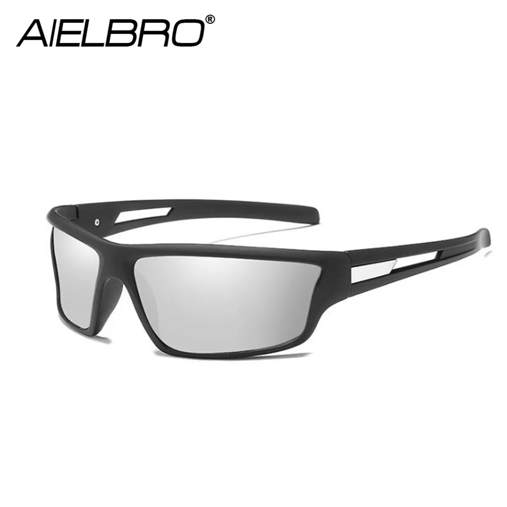 AIELBRO спортивные поляризованные солнцезащитные очки TAC объектив UV400 Открытый велосипед Gafas-Ciclismo очки для рыбалки и вождения велосипед солнцезащитные очки