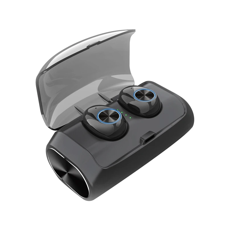 V6 TWS Bluetooth 5,0 наушники, Беспроводные спортивные наушники, Handsfree управление, шумоподавление, наушники, стерео гарнитура с зарядкой B