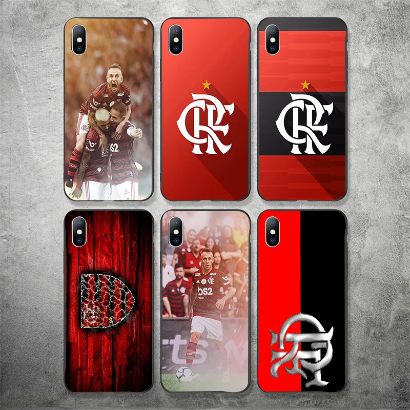 Чехол Rafinha для iphone XR 11 Pro XS Max X 5 5S силиконовый матовый чехол DIY Фламенго RJ FC для iphone 7 8 6 S 6 S Plus 7Plus чехол