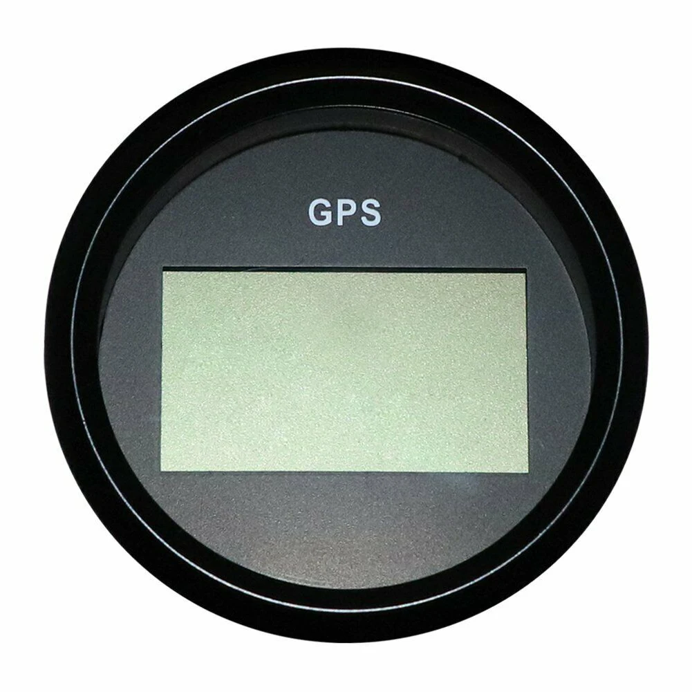 

52mm Easy Install Alarm Universal Accurate Digital Odometer Speedometer Motorcycle GPS Boating Replacement Multifunction