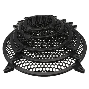 

1 Pair Inner Hexagon Plastic Frame Stage Sound Speaker Mesh Protection Enclosure Net Cover 4/6/8/10/12 inch Speakers Accessories