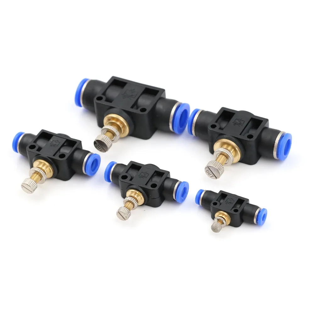 1PC SA/NSF Governor Throttle Valve Pneumatic Fittings Pneumatic Components Rapid Push Pipe Fittings Pneumatic Components