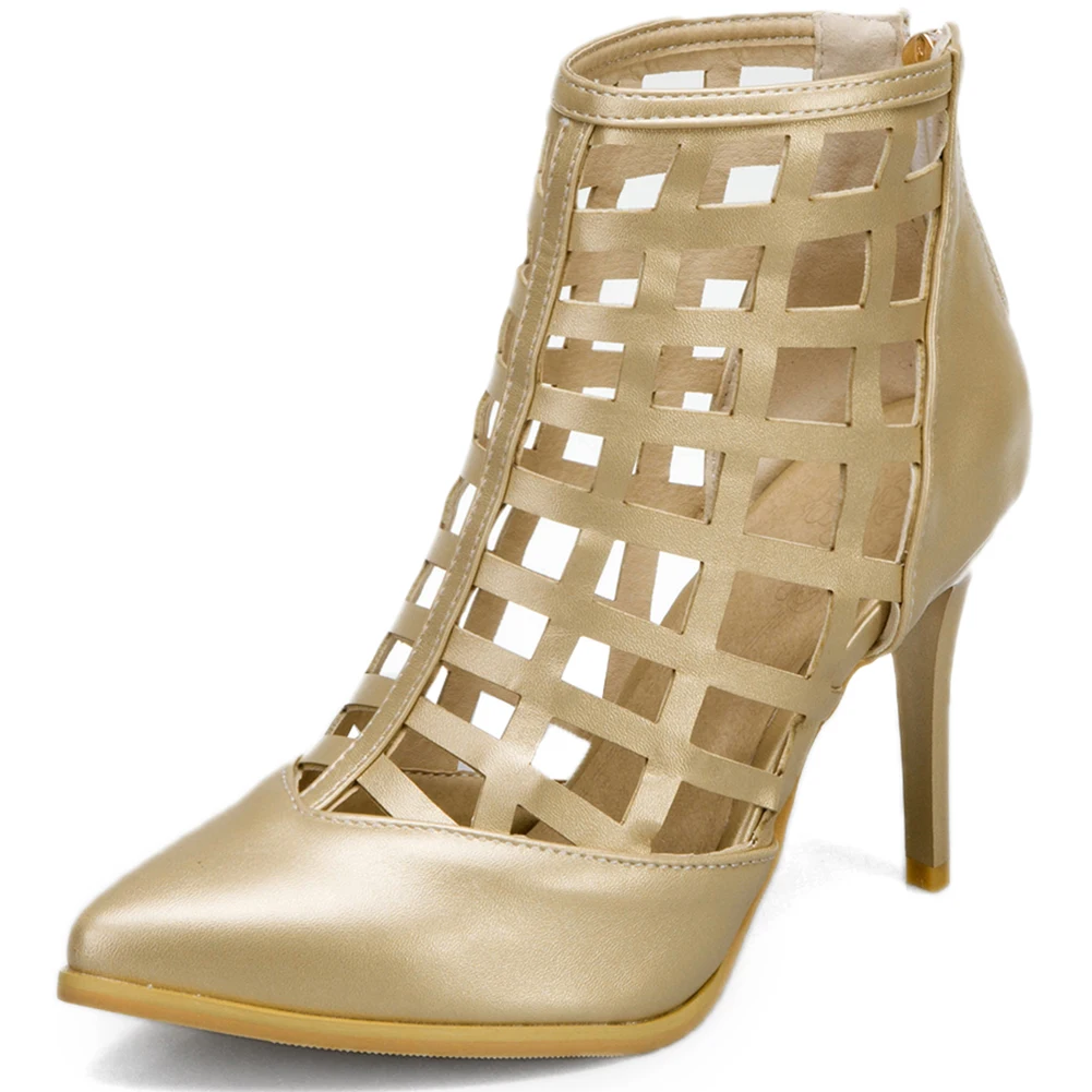 

DORATASIA New Girl Cool Pointed Toe Gladiator Sandals Fashion Fretwork Street Sandals Women 2020 High Thin Heels Shoes Woman