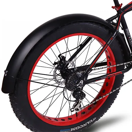 LOVAGE 2 шт/партия Велосипедное крыло для горного велосипеда 26x4," Быстрое переднее и заднее снос Велосипедное крыло высокой прочности - Цвет: MS-black