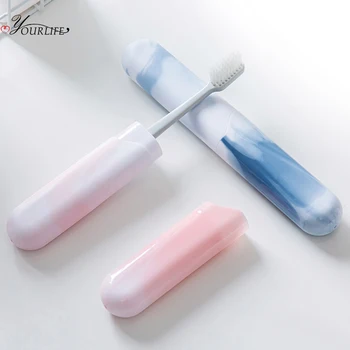 

OYOURLIFE Portable Waterproof Dust-proof Toothbrush Case Outdoor Travel Tooth Brush Protect Container Bathroom Toothbrush Cover