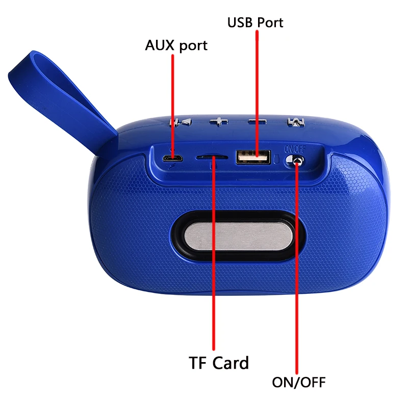 Small Portable Speaker USB Mini Wireless Bluetooth Speaker FM Radio Waterproof Loudspeaker Support Microphone Hands-free TG173 Small Portable Speaker USB Mini Wireless Bluetooth Speaker FM Radio Waterproof Loudspeaker Support Microphone Hands-free TG173