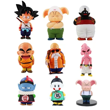 

Anime Dragon Ball Z PVC Action Figure Toys Son Goku Oolong Chiaotzu Pilaf Childhood Krillin Collection Model For Kids Gifts