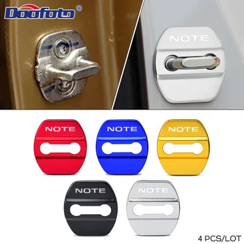 

Car-Styling Auto door lock cover Badge Emblems Case For Nissan note for NOTE Car Styling Exterior Protection accessories