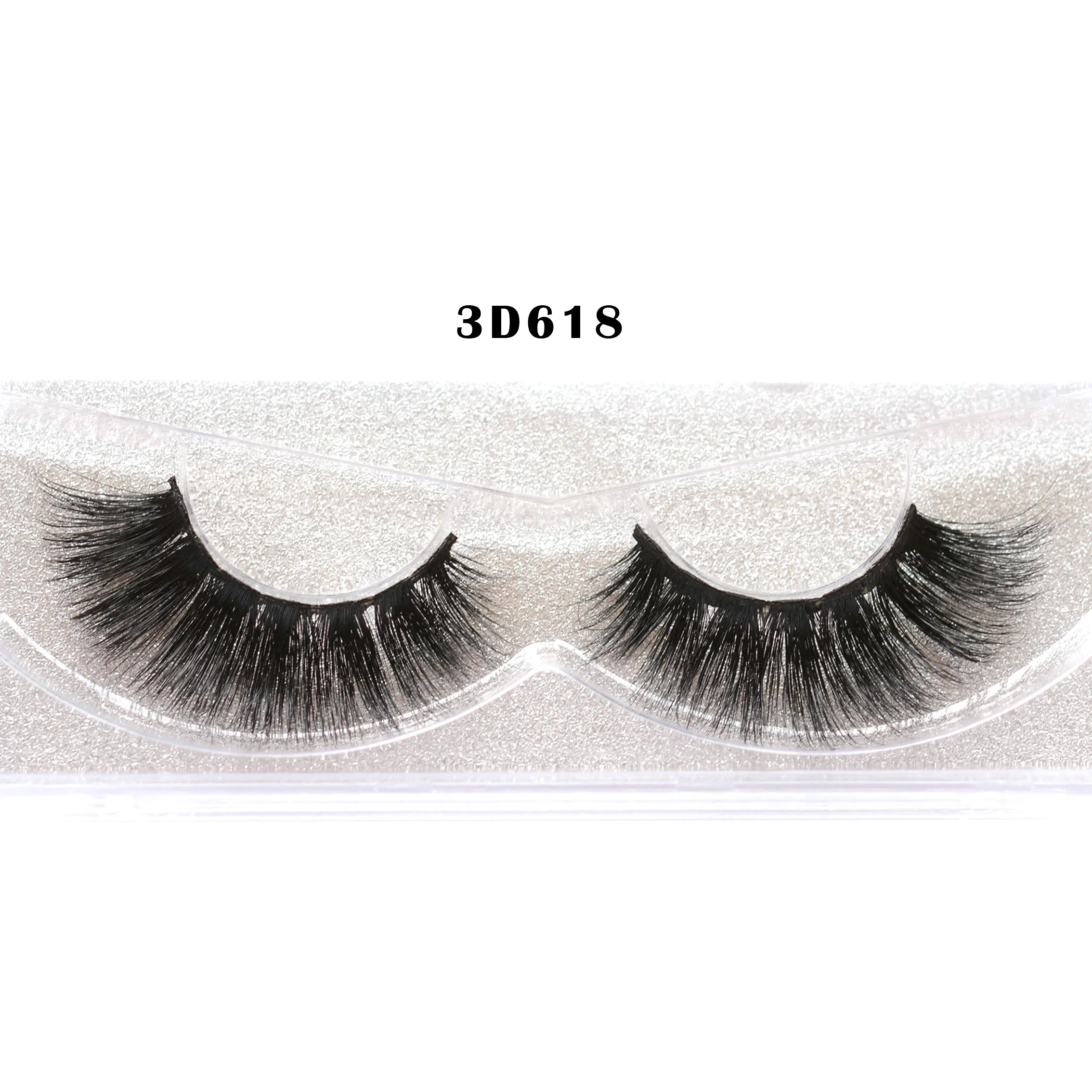 

1 pair 3D Mink Lashes Reusable Natural Eyelashes Mink Eyelashes 100% Cruelty free Lashes Handmade