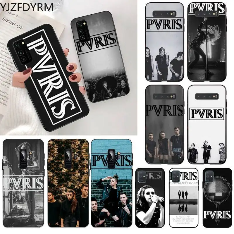 

YJZFDYRM Pvris Band Phone Case for Samsung S20 plus Ultra S6 S7 edge S8 S9 plus S10 5G lite 2020