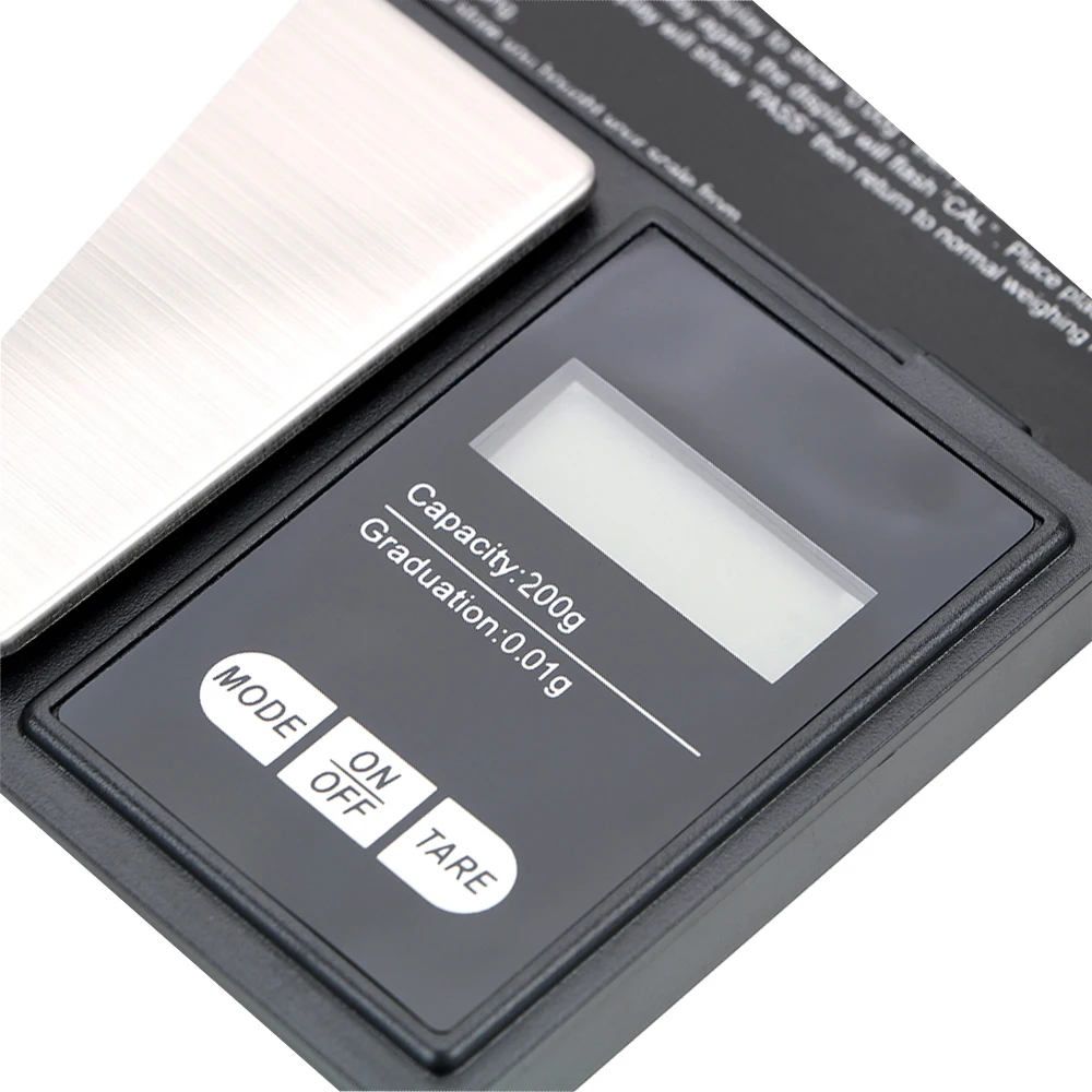 Digital Scale 200G-0.01G For Jewelry Gram Weight For Kitchen Precise LCD Mini 1Pcs