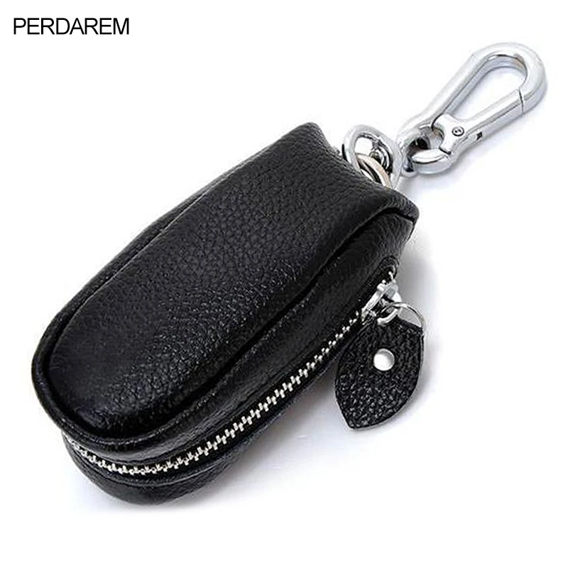 

Large-capacity leather head layer cowhide key bag men and women household leather car lock bag waist