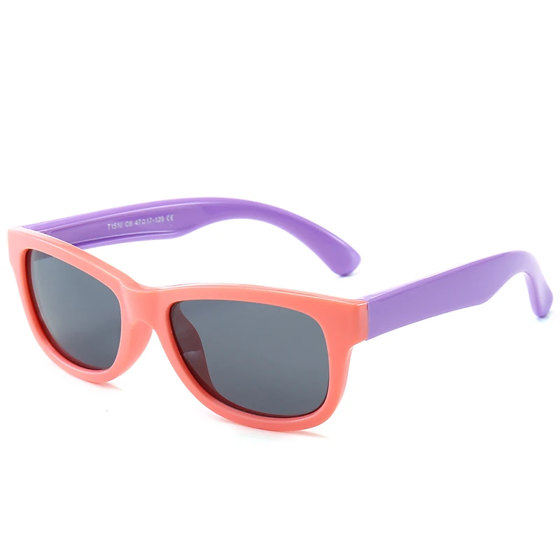 Детские поляризованные солнцезащитные очки, UV400, очки oculos de sol, Детские зеркальные солнцезащитные очки, винтажная оправа для мальчиков и девочек, солнцезащитные очки SKT1510