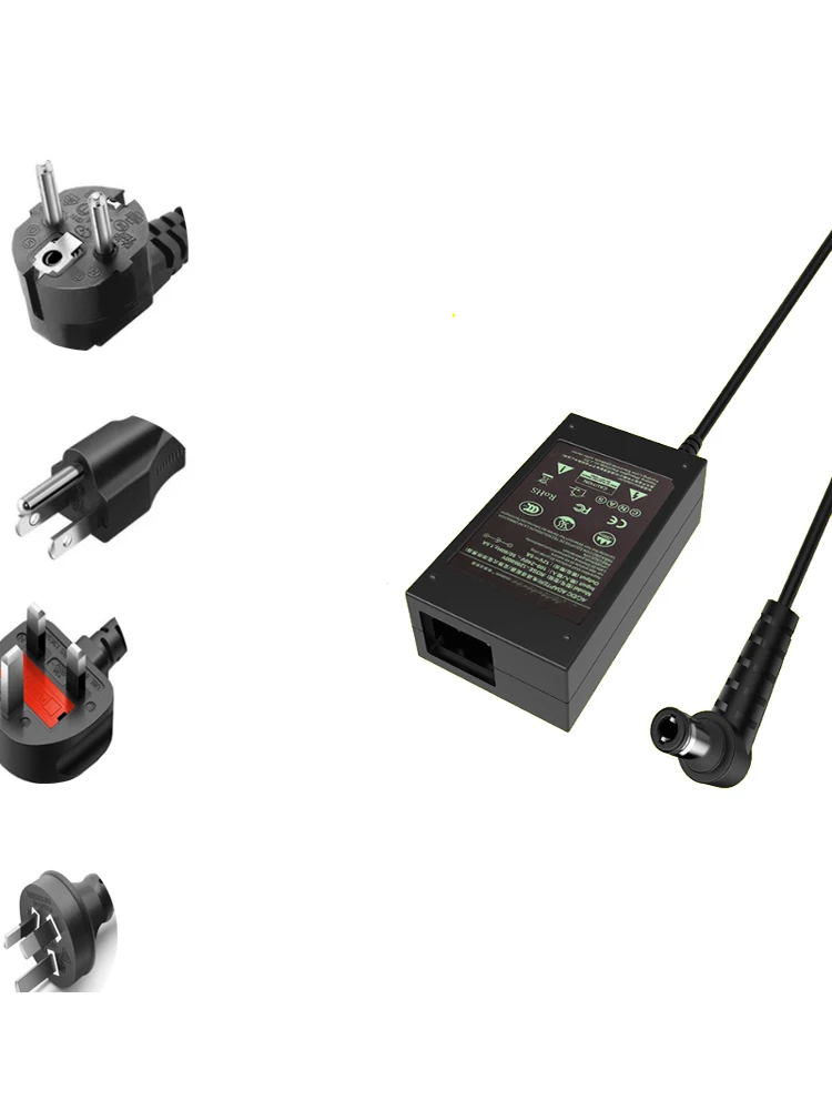 12V 5A Мощность адаптер для светодиодной ленты адаптер переменного, постоянного тока Питание для ЖК-дисплей монитор 100 V-240 V 5,5X2,5 мм