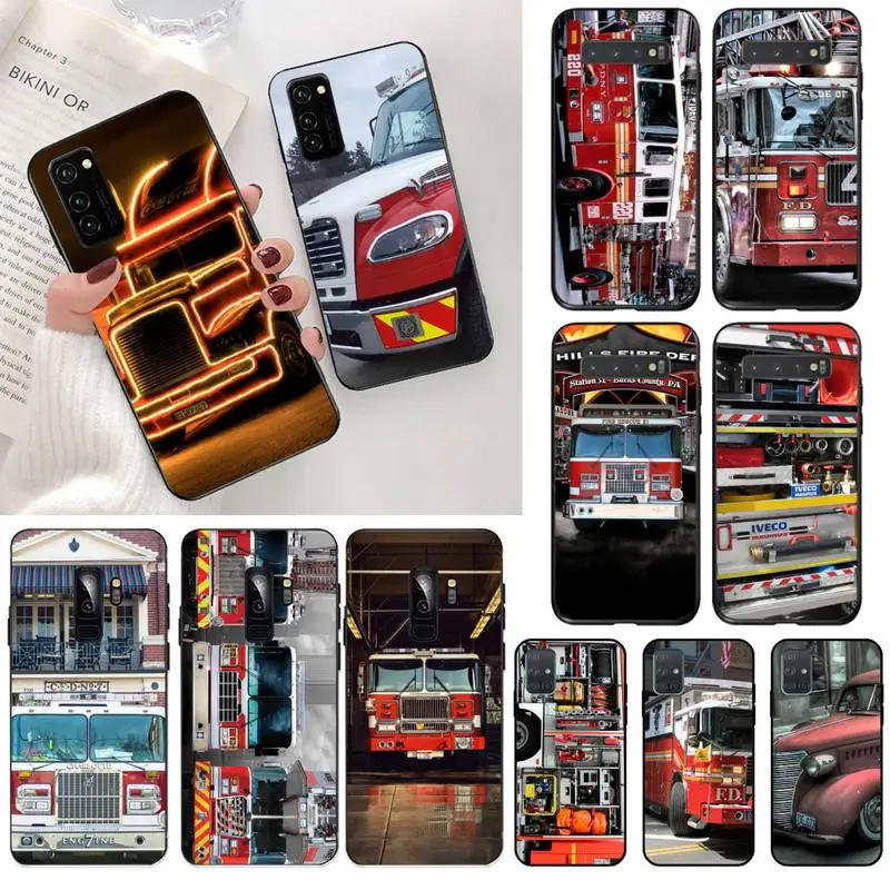 CUTEWANAN пожарные машины фотографии пожарная машина телефонный чехол для Samsung S20 plus