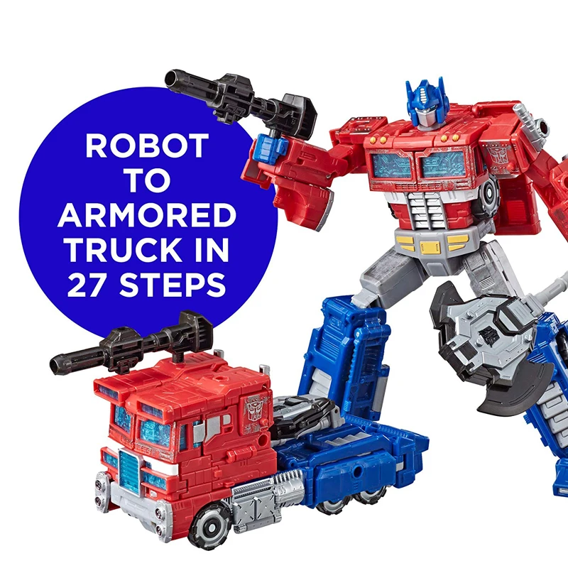 Трансформеры поколения война для Cybertron Siege Voyager класс Wfc S11 Optimus Prime Megatron фигурка