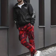 Новинка, Мужские штаны для бега, спортивные штаны для бега, камуфляжные брюки, штаны для фитнеса, одежда для тренировок в тренажерном зале, спортивные брюки с карманами для мужчин