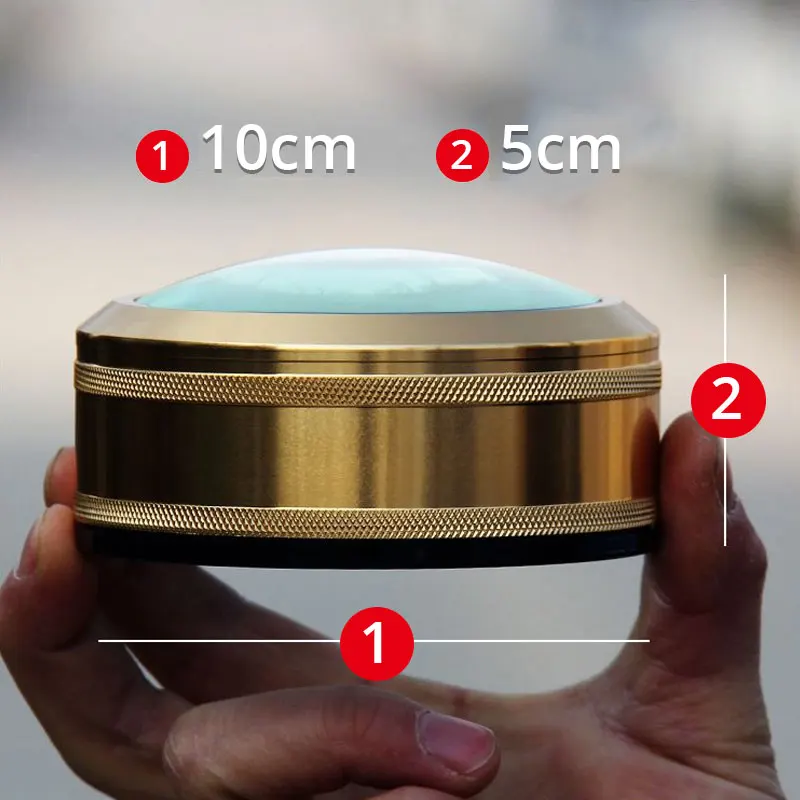 Ceny 3.5X100mm przezroczyste soczewki szklana soczewka powiększająca biurko lupa metalowa rama lupa do czytania