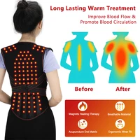 Self-heating Magnetic Therapy Waist Back Shoulder Belt Pain Relief 5