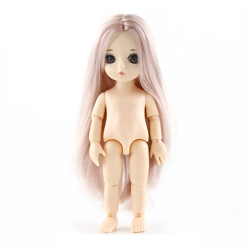 Новые 13 подвижные шарнирные куклы игрушки мини 16 см BJD Кукла-мальчик для маленькой девочки голый обнаженный тело модные куклы игрушки для девочек подарок