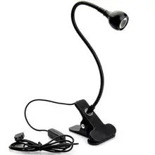 USB источник питания Настольная лампа с зажимом держатель перезаряжаемая USB Светодиодная настольная лампа Гибкая Складная защита для глаз лампа для чтения книг