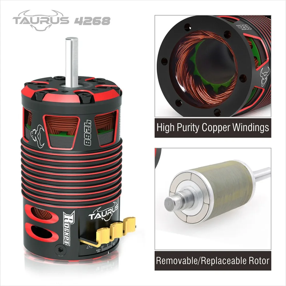 Ракета 4268 4274 V2 2700KV 2350KV 2000KV 1850KV 1550KV 2200KV 1950KV сенсорный бесщеточный двигатель для 1/8 RC внедорожника