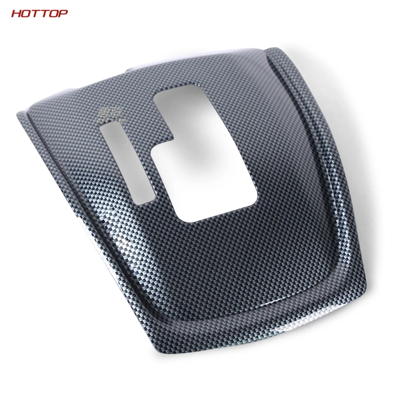 Для Nissan new X-Trail X Trail T32 Rogue ABS Shifter Box стикер автомобильные аксессуары - Название цвета: Carbon black 1pc