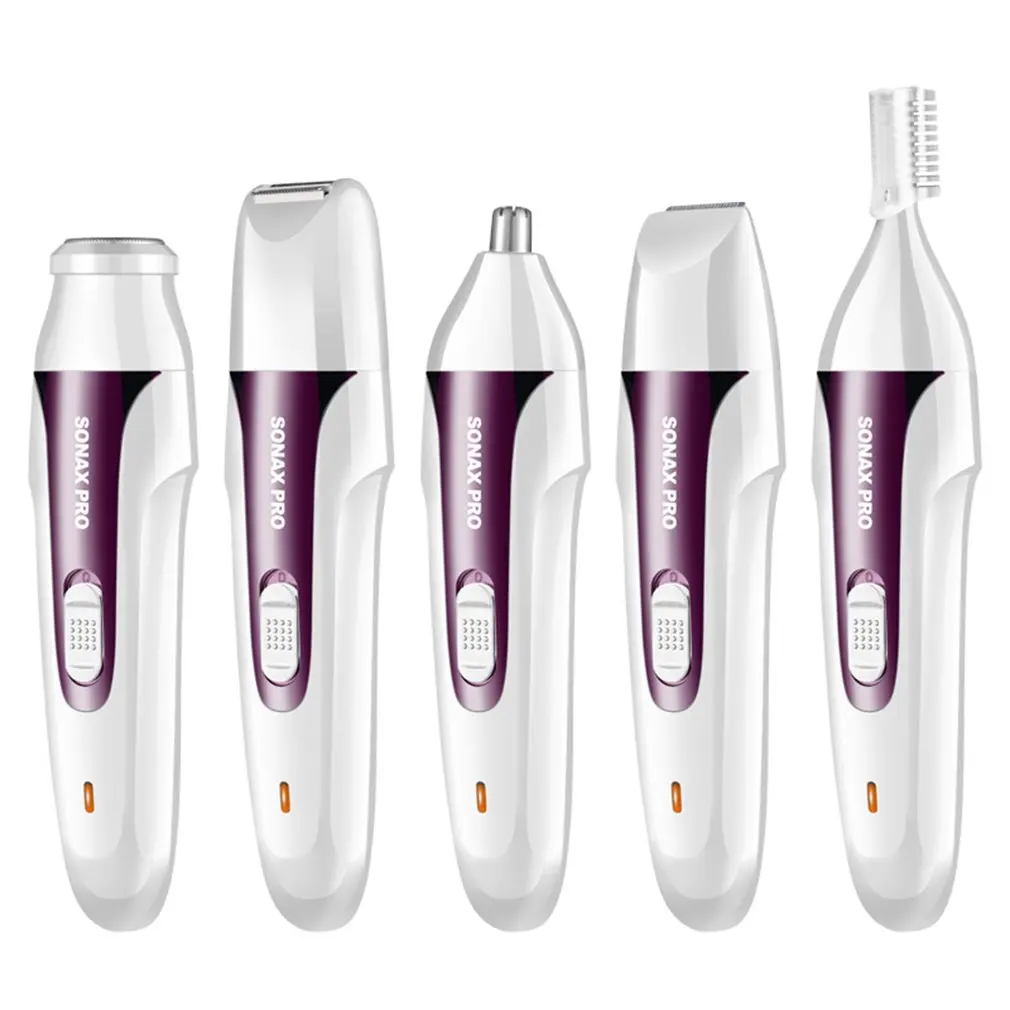 

Kemei 5 in 1 Epilator Female Eyebrow Trimmer Epilator Shaver For Hair Removal Epilator Face depilador Female Bikini Depilatory