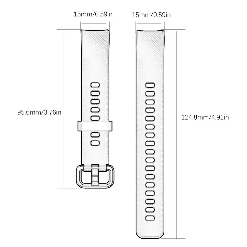 Сменный силиконовый ремешок для huawei Honor Band 5 Стандартный Смарт-Браслет спортивный сменный ремешок браслет ремень