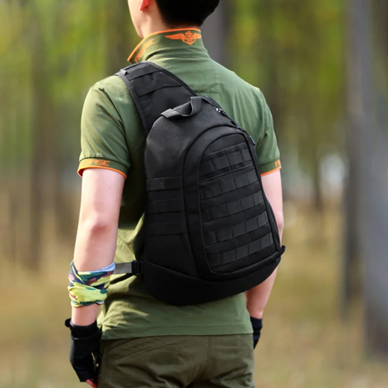 Molle Военная сумка на плечо, водонепроницаемая тактическая сумка через плечо, Спортивная походная сумка На открытом воздухе, рюкзак для путешествий для мужчин, армейская сумка