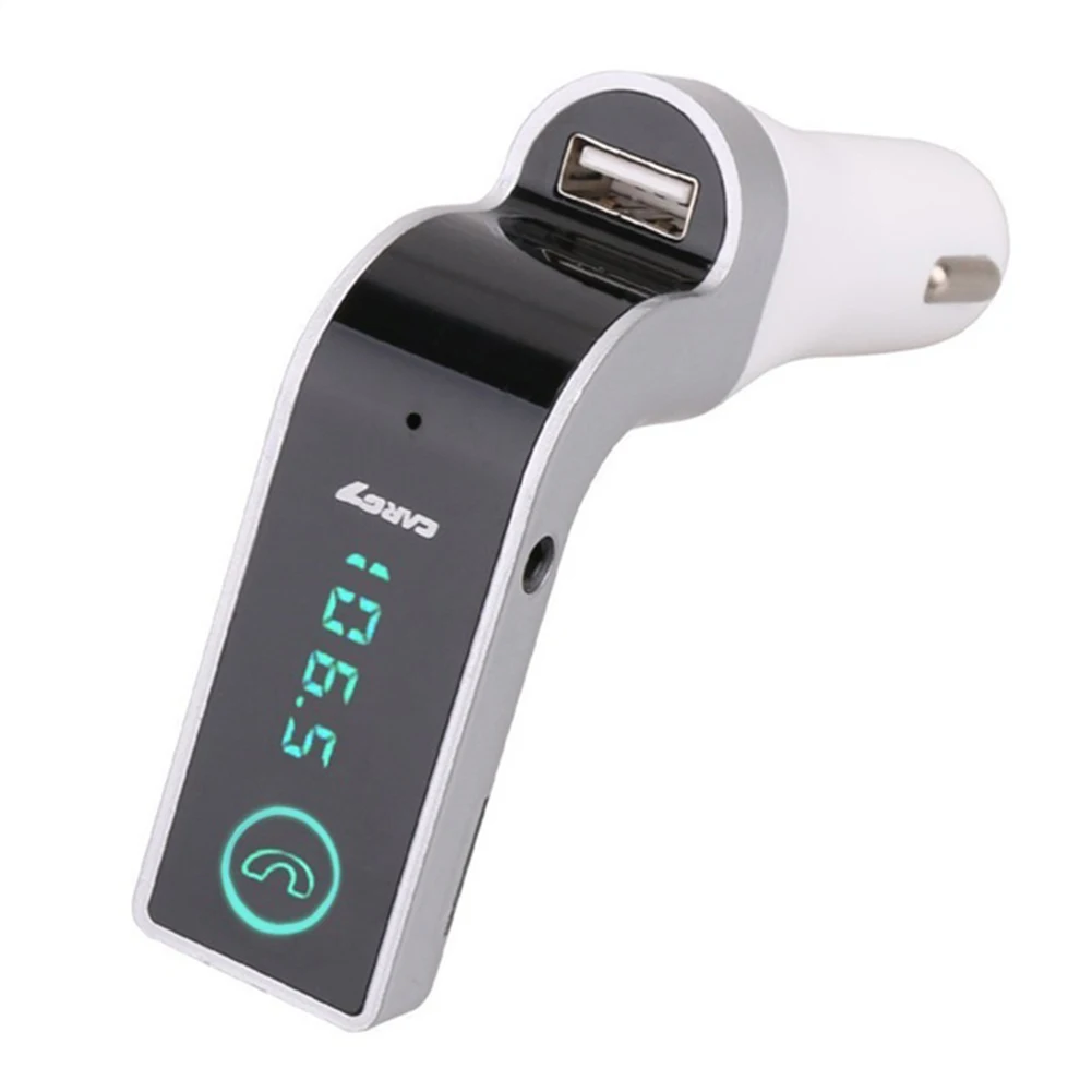 USB fm-передатчик MP3 плеер Громкая связь Bluetooth цифровой дисплей автомобильное зарядное устройство шумоподавление многофункциональная Поддержка TF карта