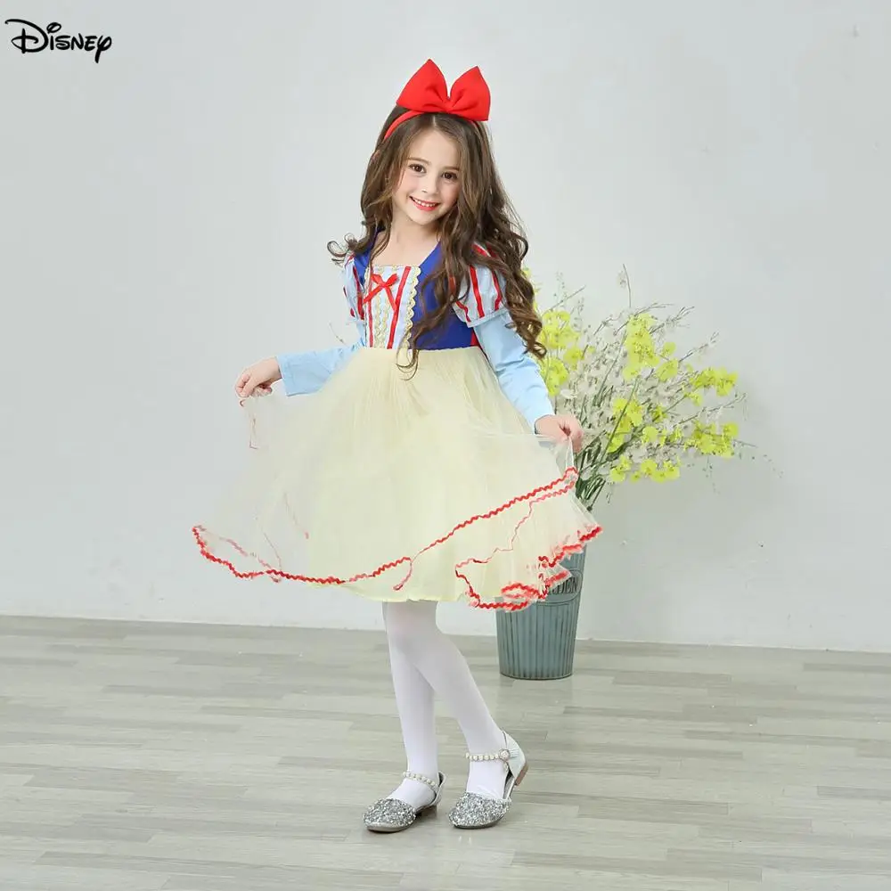 Детский костюм на Хэллоуин Disney Снежная принцесса сценическое шоу для косплея