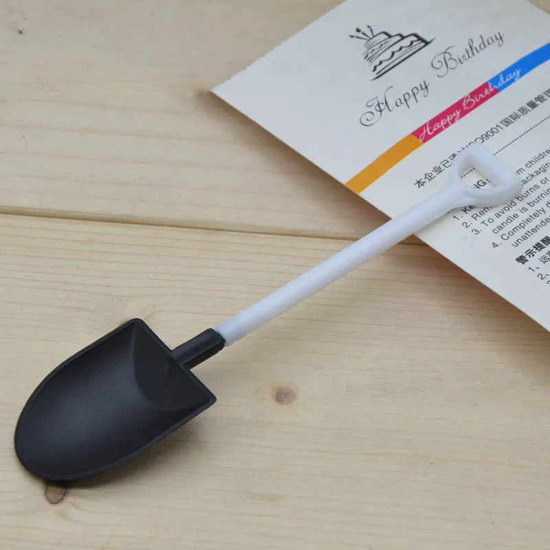 Cake Spoon Kitchen Tools Mini Shovel Cute Plastic 100PCS Tea Coffee Spoons Party Supplies Disposable | Дом и сад