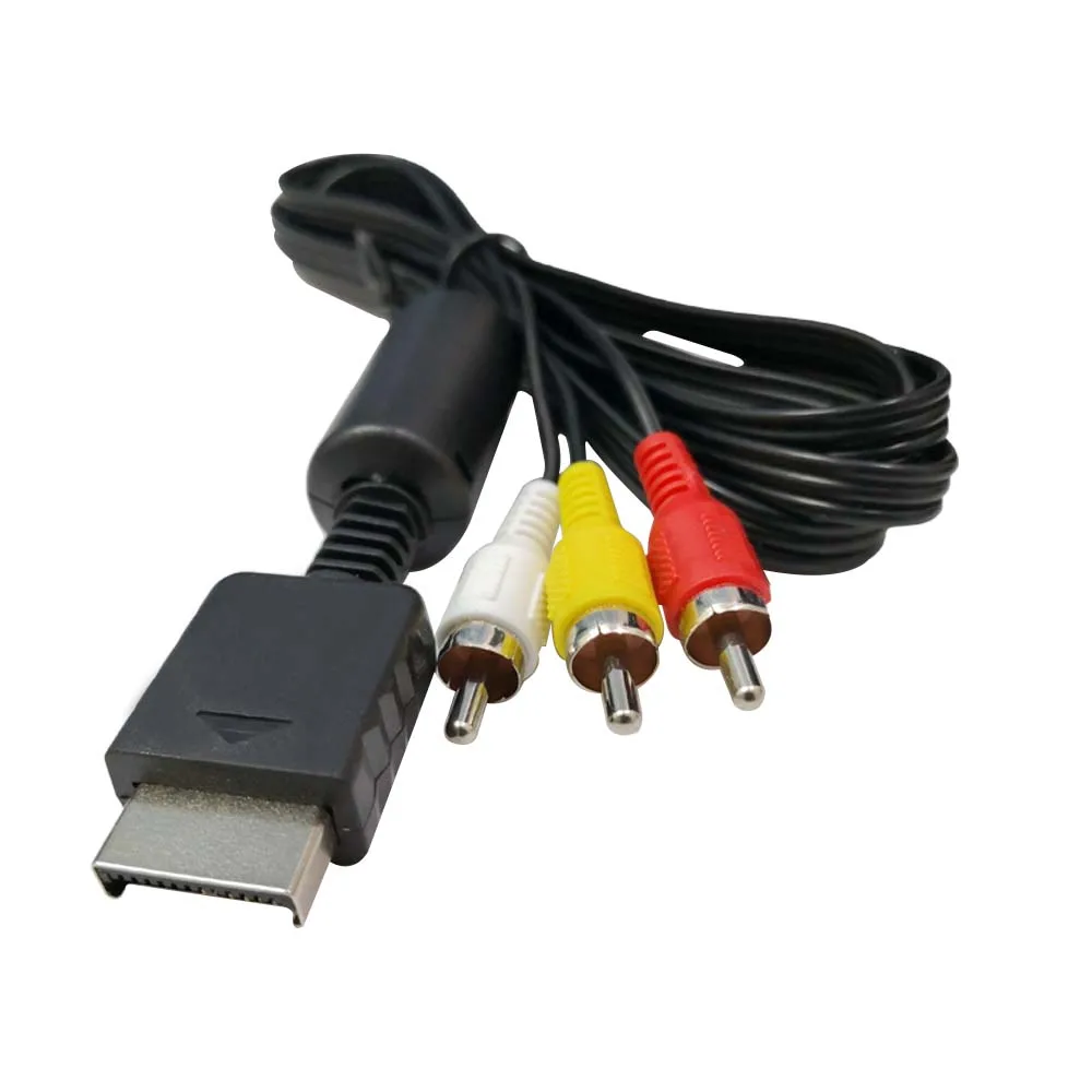 Audio Video av cable Game Composite 3 RCA Copper Wire for Sony Playstation1 2 3 PS1 PS2 PS3 Console