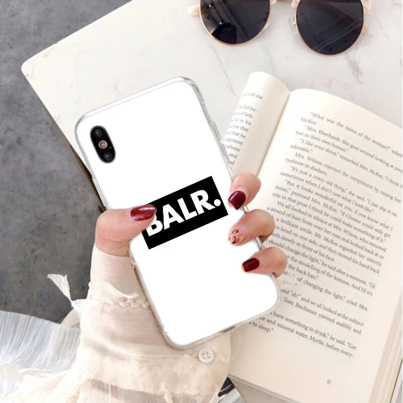 Cool balr log DIY печать рисунок чехол для телефона чехол для iPhone 8 7 6 6S Plus X XS MAX 5 5S SE XR 11 pro max