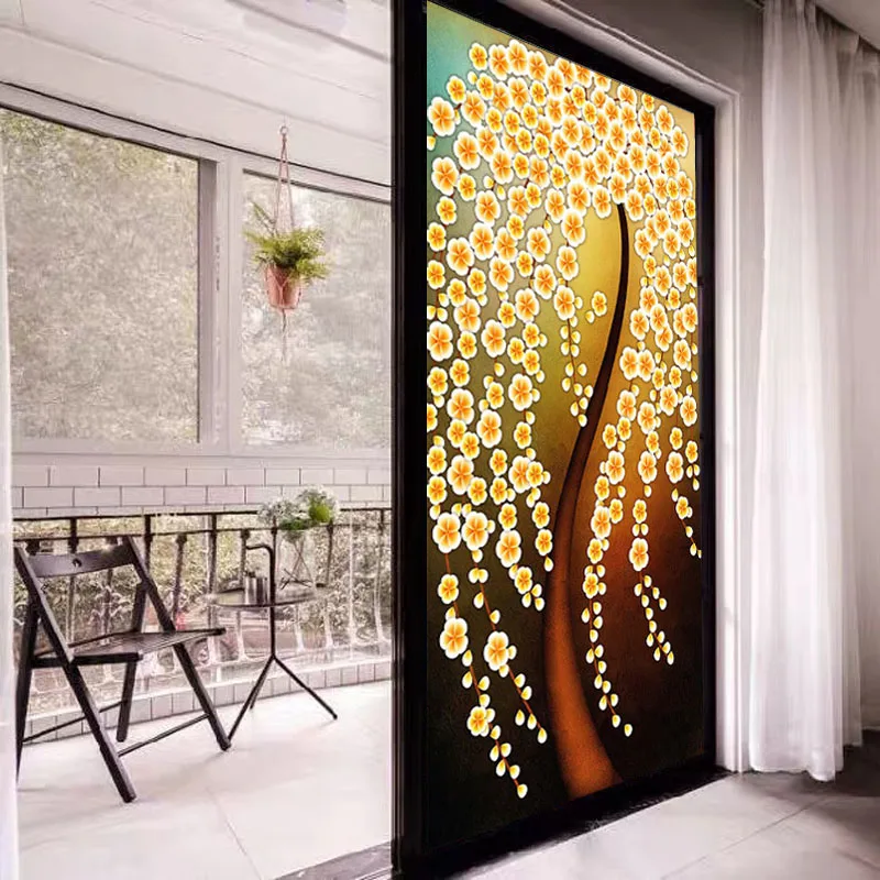 Прозрачная пленка на окно и стекло заказного размера самоклеящаяся для