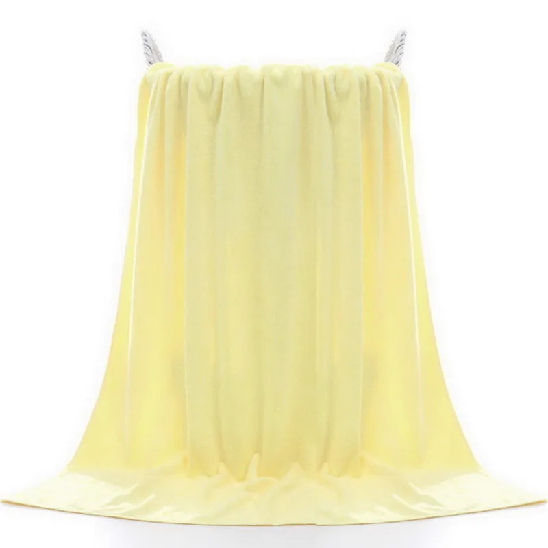 B-yellow 70x140cm Urijk, женское сексуальное банное полотенце, полиэфирное, пригодное для носки, пляжное полотенце, мягкая Пляжная накидка, юбка, супер абсорбирующее платье, банная юбка, халаты - Цвет: B-yellow 70x140cm
