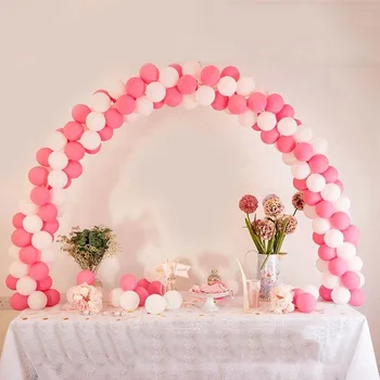 

12pcs/Set Large Balloon Arch Set Column Stand Clip Frame Kit Birthday Wedding Party Decor E2S