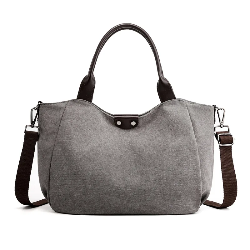 

New Style Canvas Women's Tote Bag Messenger Bag Large Capacity Backpack Commuting Handbag