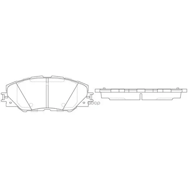 Колодки Тормозные Toyota Rav 4 05 Передние Fit Fp1211 FIT арт. FP1211